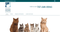 Desktop Screenshot of animalassistanceleague.com